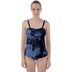 ?? ???????? - On A Bench Twist Front Tankini Set by bestdesignintheworld