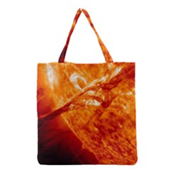 Spectacular Solar Prominence Grocery Tote Bag by Sapixe