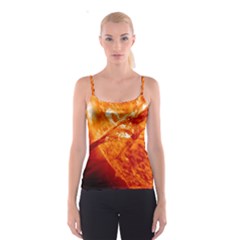 Spectacular Solar Prominence Spaghetti Strap Top by Sapixe