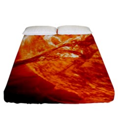 Spectacular Solar Prominence Fitted Sheet (california King Size)