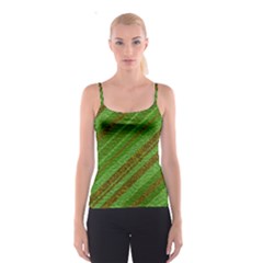 Stripes Course Texture Background Spaghetti Strap Top by Sapixe