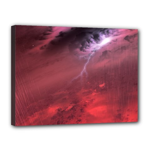 Storm Clouds And Rain Molten Iron May Be Common Occurrences Of Failed Stars Known As Brown Dwarfs Canvas 16  X 12  by Sapixe