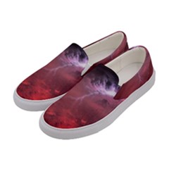 Storm Clouds And Rain Molten Iron May Be Common Occurrences Of Failed Stars Known As Brown Dwarfs Women s Canvas Slip Ons by Sapixe
