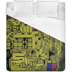 Technology Circuit Board Duvet Cover (California King Size)