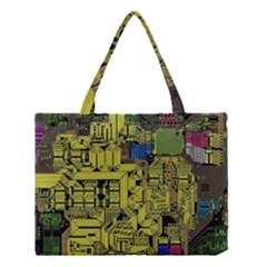 Technology Circuit Board Medium Tote Bag