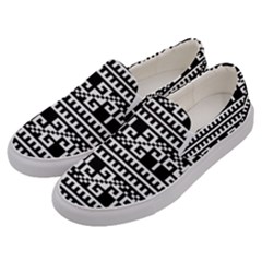 Traditional Draperie Men s Canvas Slip Ons