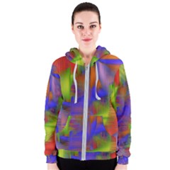 Texture Pattern Programming Processing Women s Zipper Hoodie