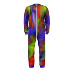 Texture Pattern Programming Processing Onepiece Jumpsuit (kids)