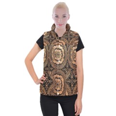 The Art Of Batik Printing Women s Button Up Vest