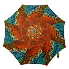 The Beautiful Of Art Indonesian Batik Pattern Hook Handle Umbrellas (small) by Sapixe