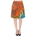 The Beautiful Of Art Indonesian Batik Pattern Velvet High Waist Skirt View1