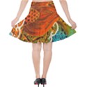 The Beautiful Of Art Indonesian Batik Pattern Velvet High Waist Skirt View2