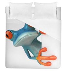 Tree Frog Illustration Duvet Cover (queen Size) by Sapixe