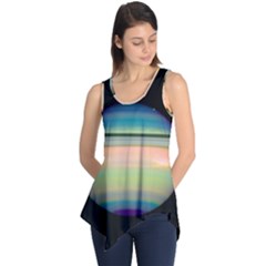 True Color Variety Of The Planet Saturn Sleeveless Tunic