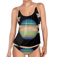 True Color Variety Of The Planet Saturn Tankini Set
