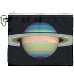 True Color Variety Of The Planet Saturn Canvas Cosmetic Bag (XXXL)