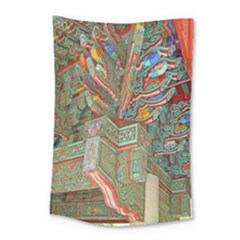 Traditional Korean Painted Paterns Small Tapestry by Sapixe