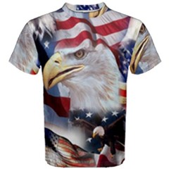 United States Of America Images Independence Day Men s Cotton Tee by Sapixe