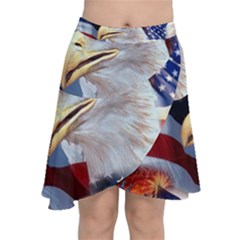 United States Of America Images Independence Day Chiffon Wrap by Sapixe