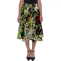 April   Birds Of Paradise 5 Perfect Length Midi Skirt by bestdesignintheworld