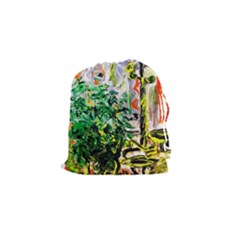 plant in the room  Drawstring Pouches (Small) 