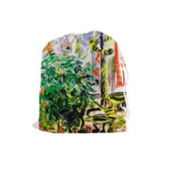 plant in the room  Drawstring Pouches (Large) 