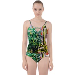 plant in the room  Cut Out Top Tankini Set