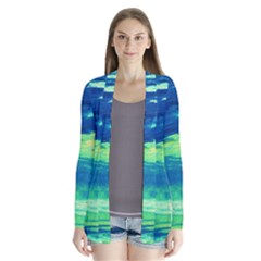 sky is the limit Drape Collar Cardigan