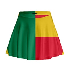Air Force Roundel Of Benin Mini Flare Skirt by abbeyz71