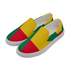 Air Force Roundel Of Benin Women s Canvas Slip Ons by abbeyz71