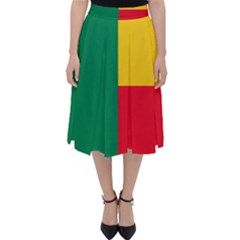 Air Force Roundel Of Benin Folding Skater Skirt by abbeyz71