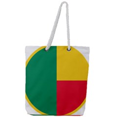 Air Force Roundel Of Benin Full Print Rope Handle Tote (large) by abbeyz71