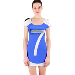 Trans–west African Coastal Highway Shield Short Sleeve Bodycon Dress by abbeyz71