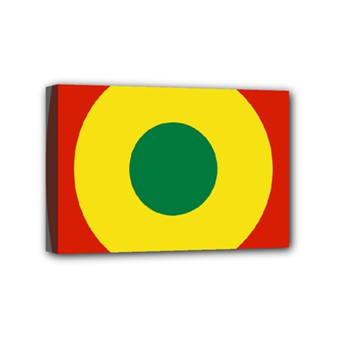 Roundel Of Bolivian Air Force Mini Canvas 6  X 4  by abbeyz71