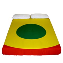 Roundel Of Bolivian Air Force Fitted Sheet (king Size) by abbeyz71