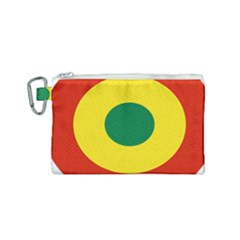 Roundel Of Bolivian Air Force Canvas Cosmetic Bag (small) by abbeyz71