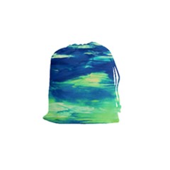 Dscf3194-limits In The Sky Drawstring Pouches (small)  by bestdesignintheworld