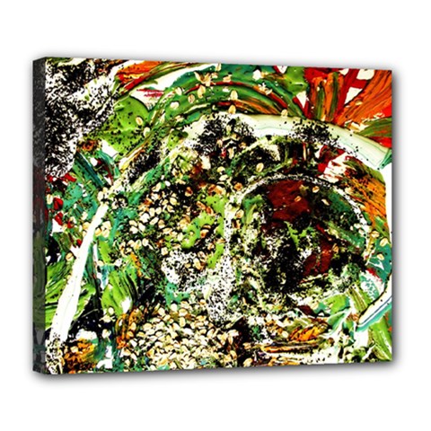 April   Birds Of Paradise 5 Deluxe Canvas 24  X 20   by bestdesignintheworld