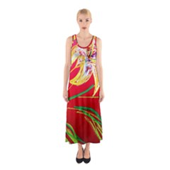 Dscf1393 - Tender Bright Lillies Sleeveless Maxi Dress by bestdesignintheworld