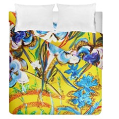 Dscf1422 - country flowers in the yard Duvet Cover Double Side (Queen Size)