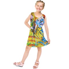 Dscf1422 - country flowers in the yard Kids  Tunic Dress