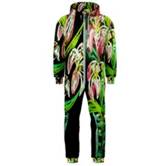 Dscf1389 - Lillies In The Vase Hooded Jumpsuit (men)  by bestdesignintheworld