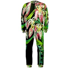 Dscf1389 - Lillies In The Vase Onepiece Jumpsuit (men)  by bestdesignintheworld