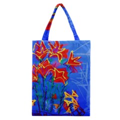 Dscf1433 - Red Lillies Classic Tote Bag by bestdesignintheworld