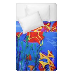 Dscf1433 - Red Lillies Duvet Cover Double Side (single Size) by bestdesignintheworld