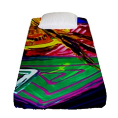 Dscf1464 - horoscope arrow Fitted Sheet (Single Size)