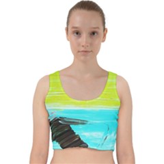 Dscf3214 - Skier Velvet Racer Back Crop Top by bestdesignintheworld