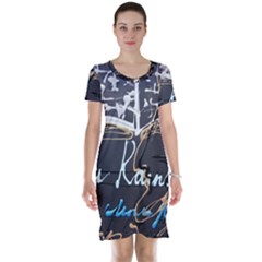 Dscf1638 - Written Poems Short Sleeve Nightdress by bestdesignintheworld