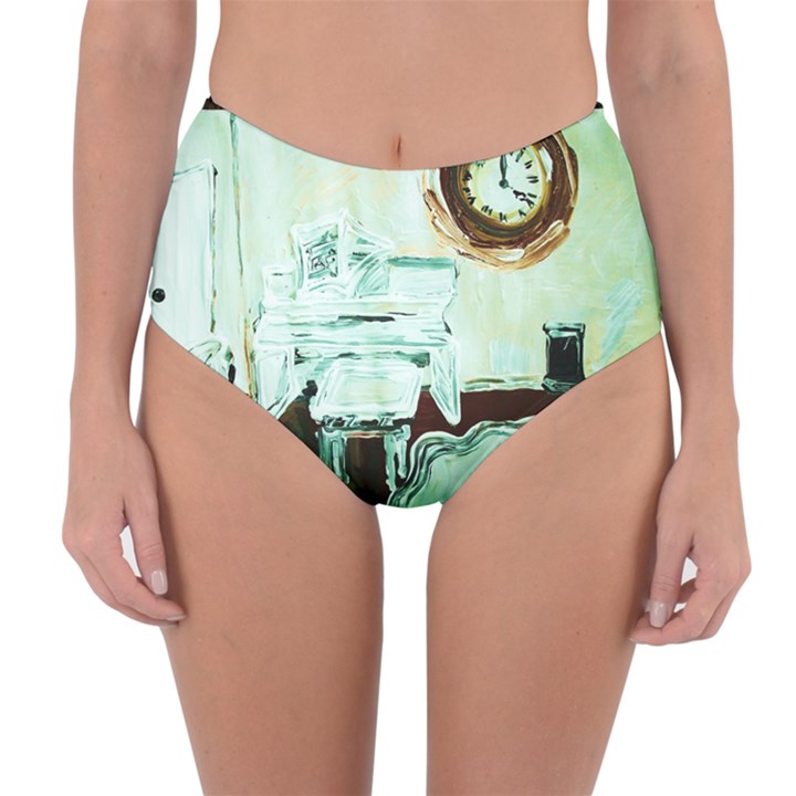 Dscf1961 - white room Reversible High-Waist Bikini Bottoms