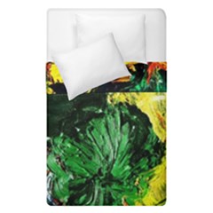 Tigers Lillies Duvet Cover Double Side (single Size) by bestdesignintheworld